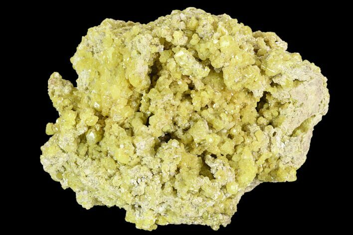 Sulfur Crystal Cluster on Matrix - Nevada #129748